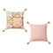 Adena Blush Filled Square Cushion