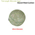 Van Gogh Blossom Sage Round Filled Cushion 40cm Diameter