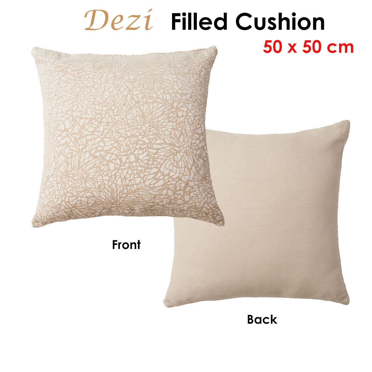 Dezi Filled Cushion 50 x 50 cm