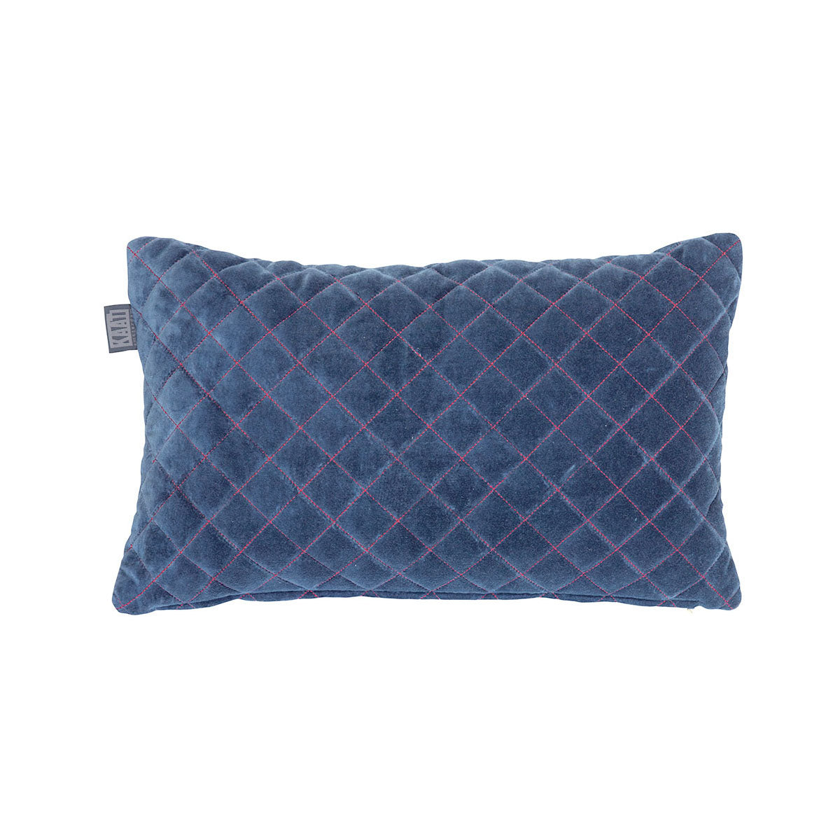 Equire Luxury Cotton Filled Oblong Cushion Blue