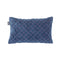 Equire Luxury Cotton Filled Oblong Cushion Blue