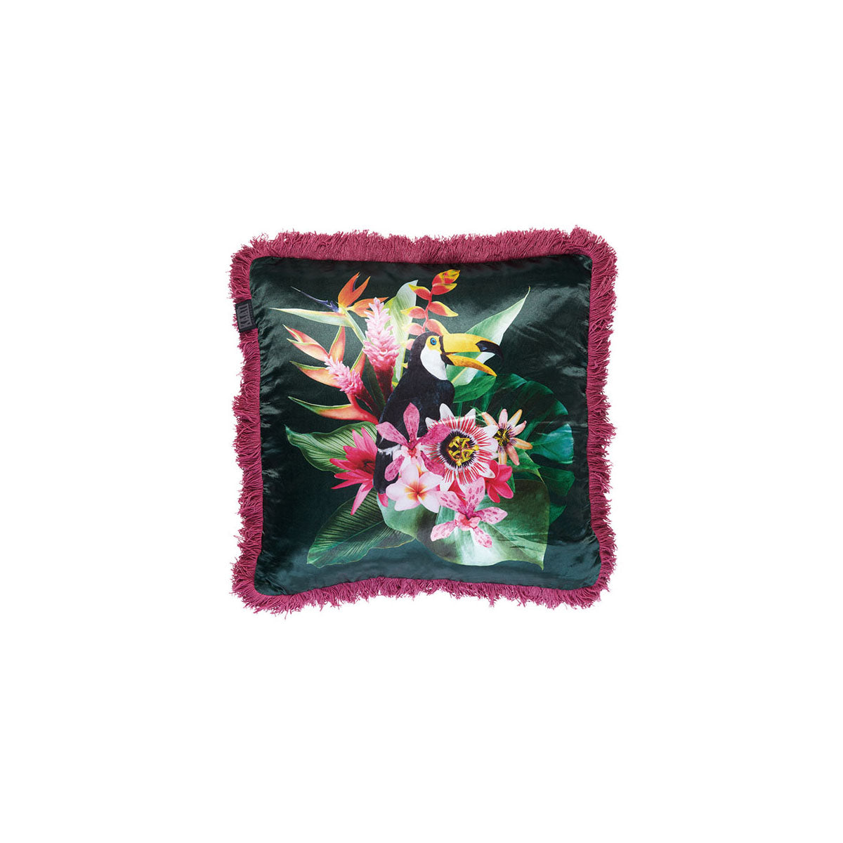 Jungle Fever Pink Filled Cushion