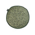 Pardus Luxury Cotton Round Filled Cushion - Green