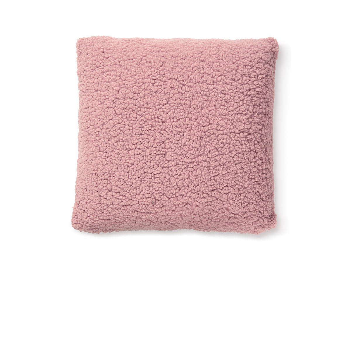 Sherpa Filled Square Cushion Mauve