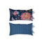 Tree of Life Dark Blue Oblong Cushion