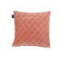 Vercors Luxury Cotton Velvet Filled Square Cushion - Pink