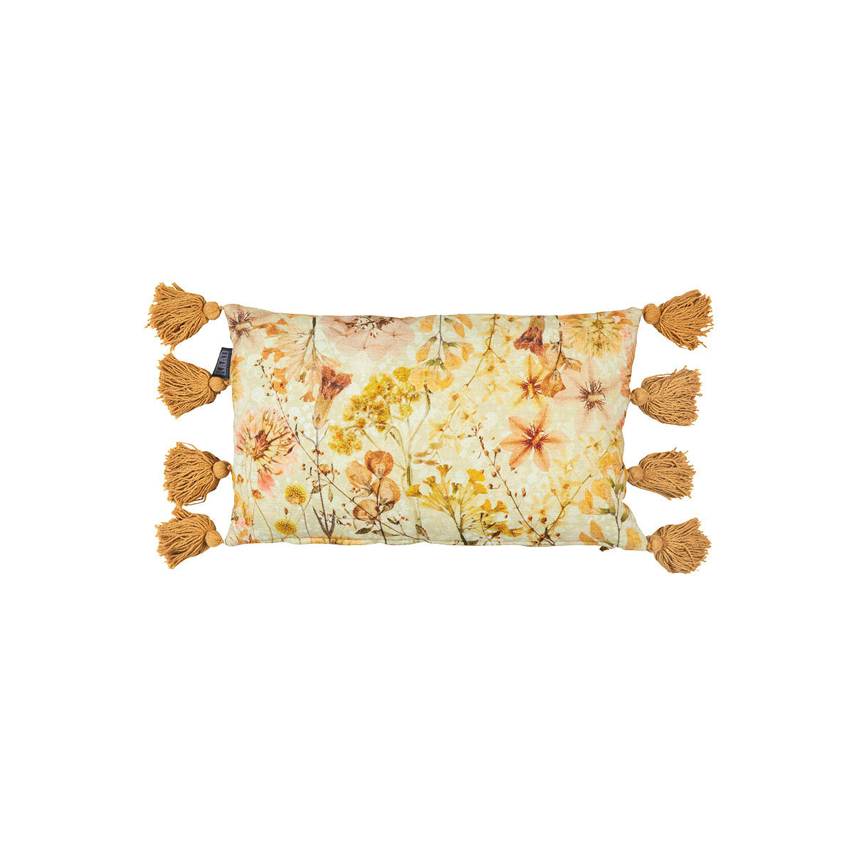 Wildflower Yellow Filled Oblong Cushion