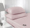 Accessorize 250TC Fitted Sheet Set Pink - King