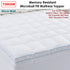 750GSM Memory Resistant Microball Fill Mattress Topper King