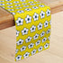 100% Cotton Printed Table Runner Cotton Bud Yellow
