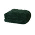 Eve Fur Knitted Throw Eden Green