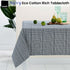 Navy Eco Cotton Rich Tablecloth 150 x 265 cm