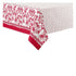 Watercolour Floral Tablecloth 8 to 10 Seater Oblong 150 x 265 cm Red