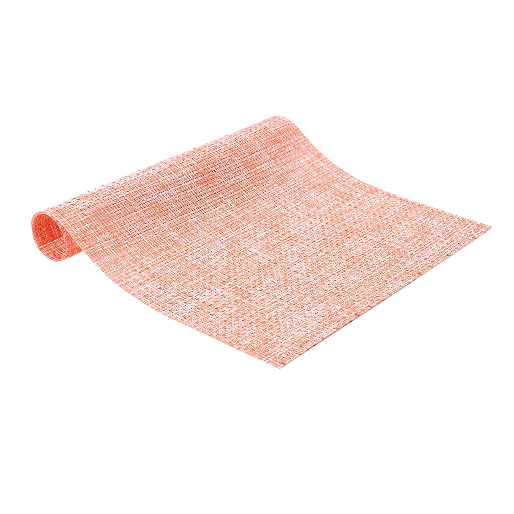 Quality Vinyl Kitchen / Dining Table Runner Lohan Peach