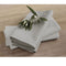 Set of 4 Cotton Hemstitch Napkins - Grey