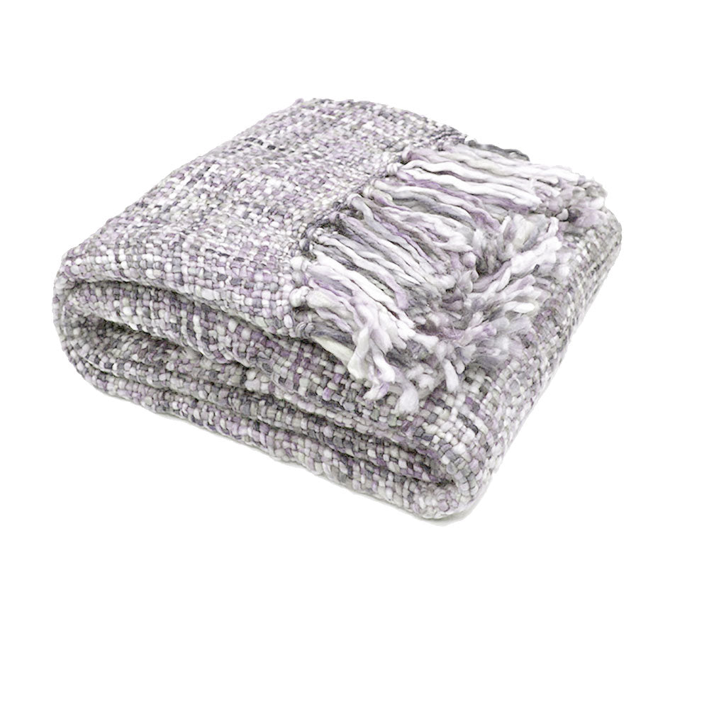 Oslo Knitted Weave Throw 127x152cm - Soft and Subtle