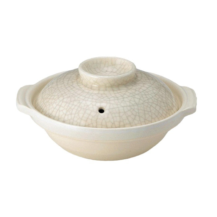 Japanese Ginpo 31cm Clay Pot Ceramic Hot Pot Casserole #10 5-6 people 2.9L