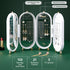 Jewellery Storage Box Earrings Display Necklace Organizer 4 Doors Foldable Screen Green