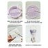 3 In 1 Makeup Brushes Cleaner Sponge Brush Washing Box Makeup Brush Drying BasketLight Purple