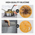 4 Pack Multi Purpose Silicone Insulation Mat Heat-Resistant Dishes PadsOrange