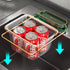 Kitchen Sink Strainer Drain with 200pcs Sink Filter Mesh Bags Filter Food Waste200pcs net bags
