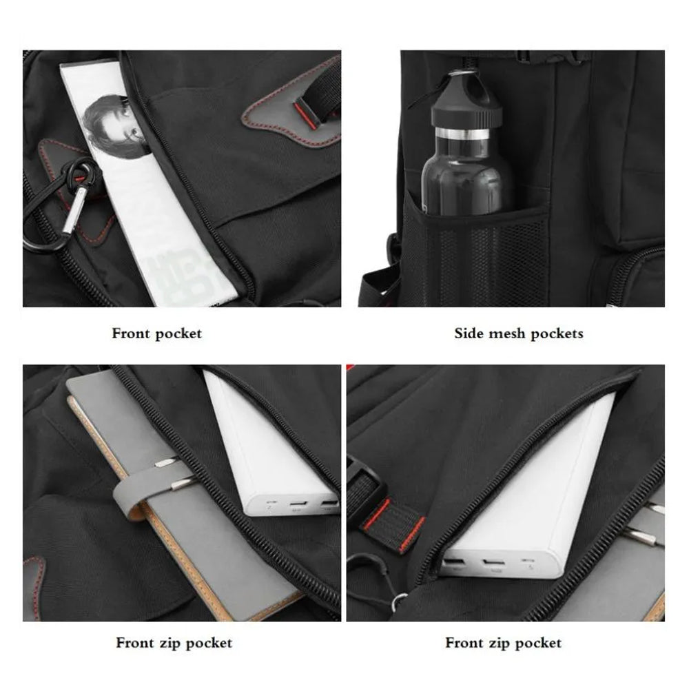 60L Travel Boarding Backpack Outdoor Trekking Luggage Hiking Camping Rucksack Large Capacity Storage BackpackBlack