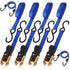 10Pcs Ratchet Tie Down Straps 997KG 4.5M Trucks Trailer Strap â€ŽStainless Steel