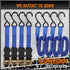 10Pcs Ratchet Tie Down Straps 997KG 4.5M Trucks Trailer Strap â€ŽStainless Steel