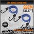 10Pcs Ratchet Tie Down Straps 997KG 4.5M Trucks Trailer Strap â€ŽStainless Steel