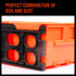 8 PC Wall Mounted Storage Bins Rack Set Nuts Bolts Organizer Parts 97903