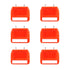 6Pc Pegboard Bins Peg Board Parts Storage With Steel Hooks Tools Organiser Tray