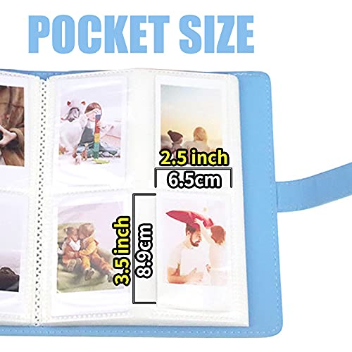 LIFEBEA 256 Pockets Photo Album for Fujifilm Instax Mini 11 12 9 40 Evo Liplay 8 7+ Instant Camera, Photo Album for Polaroid Kodak HP Zink 2x3