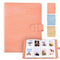 LIFEBEA 256 Pockets Photo Album for Fujifilm Instax Mini 11 12 9 40 Evo Liplay 8 7+ Instant Camera, Photo Album for Polaroid Kodak HP Zink 2x3" Photo (Orange)