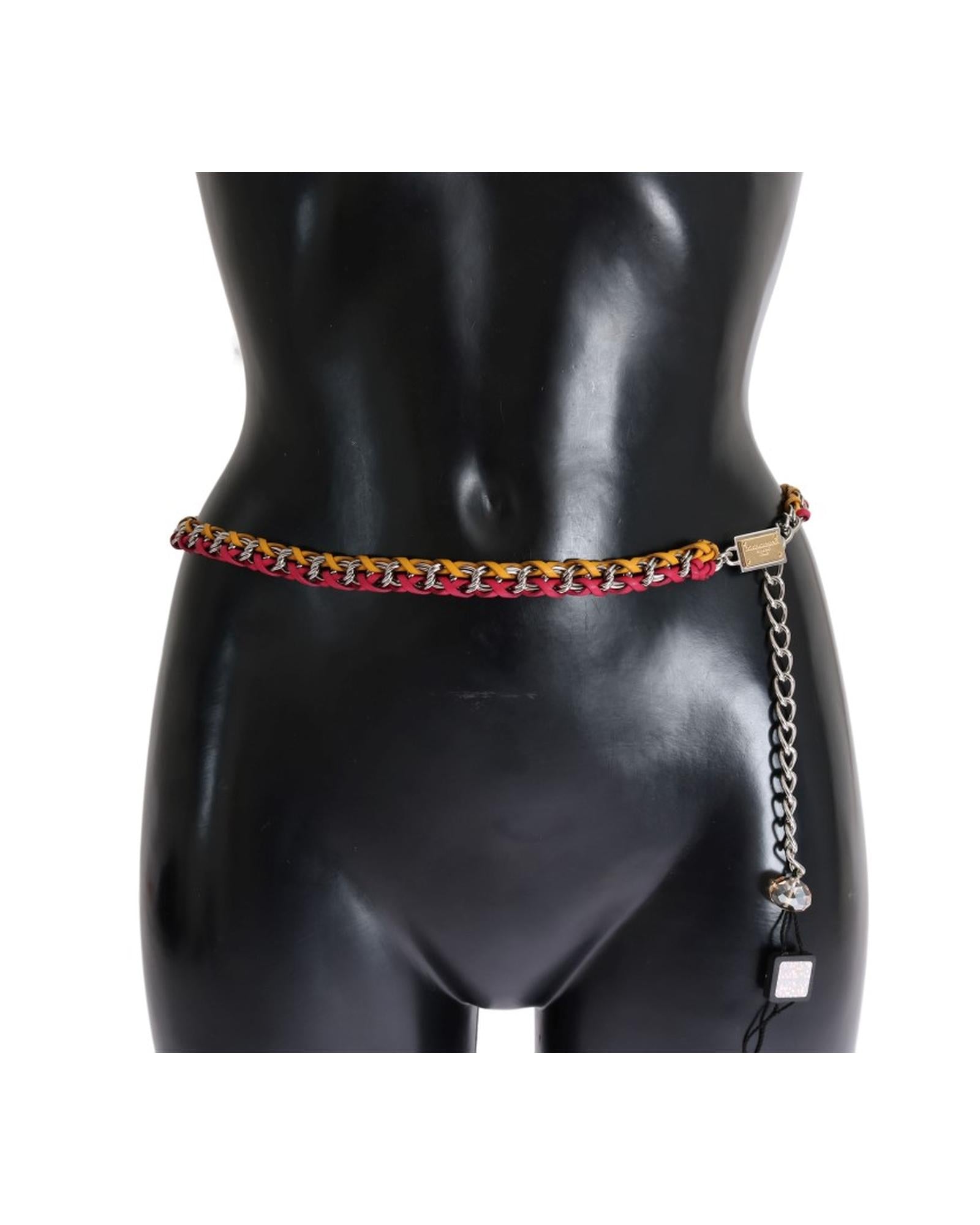 Brand New Dolce & Gabbana Belt with Crystal Detailing S Women