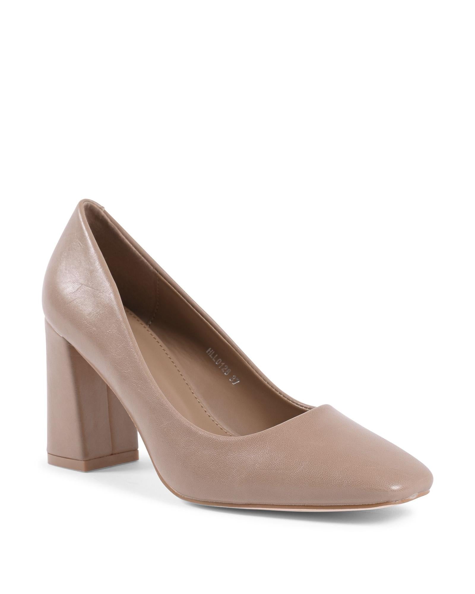 Synthetic Leather Pump with 8 cm Heel - 36 EU