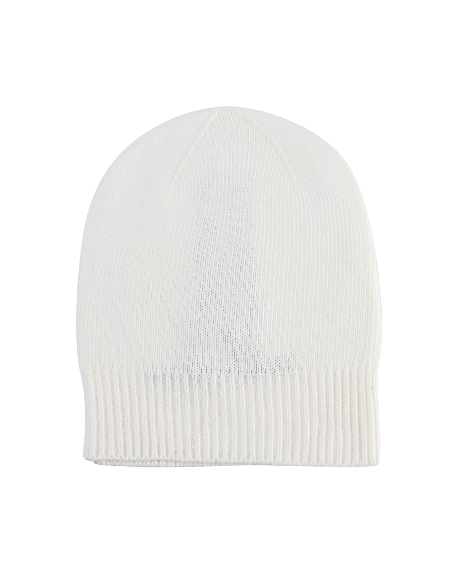 Cashmere Womens Cuffed Beanie Hat - One Size