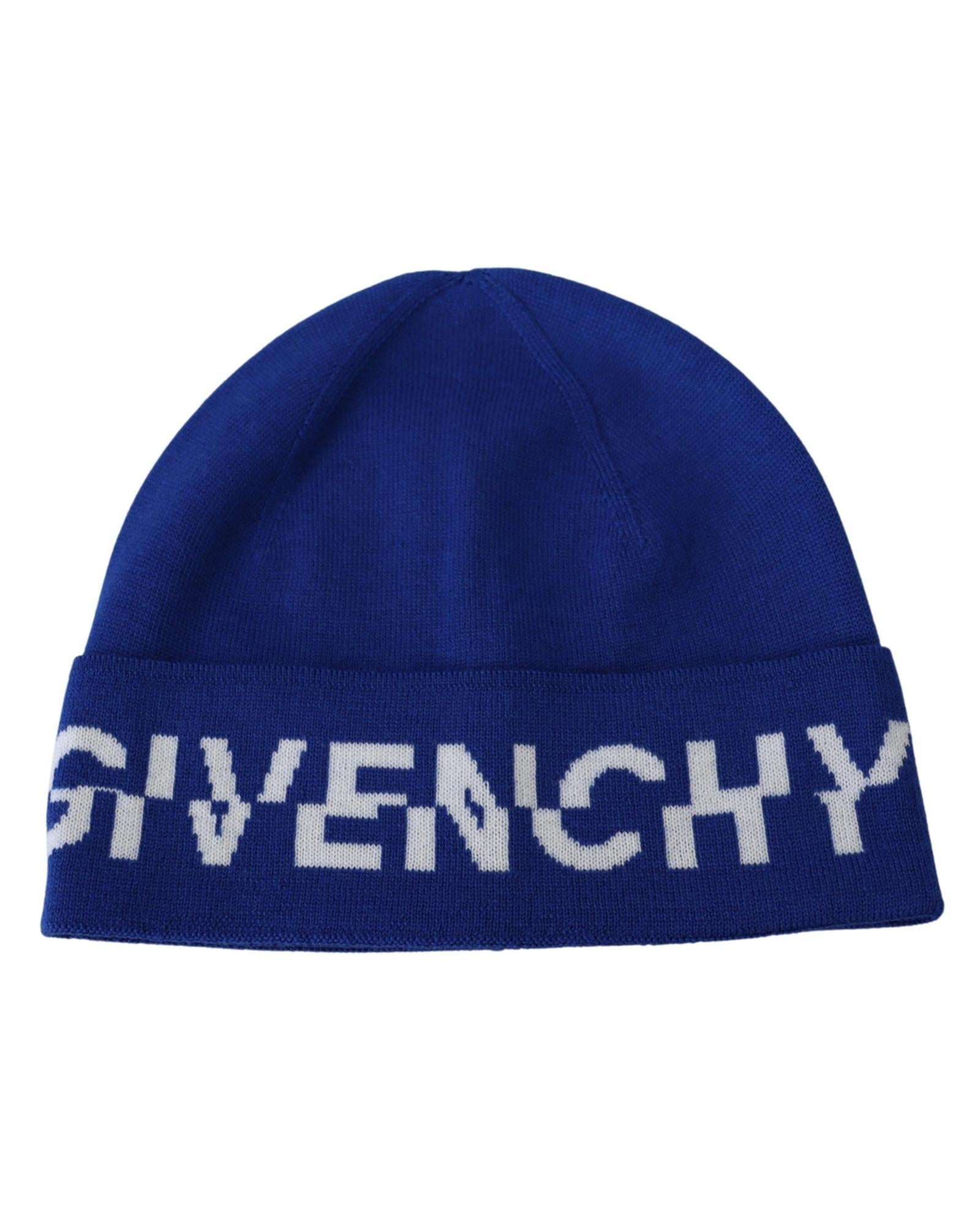 Brand New  Beanie Hat with Blue and Black Logo One Size Men
