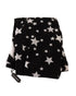 Nylon Micro Mesh Tights with All-Over Stars Print M Women