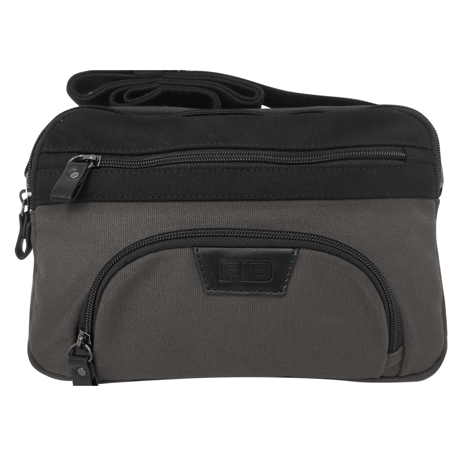 Byron East West Sling Shoulder Bag Travel Adjustable Strap - Black