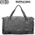 52cm Canvas Travel Duffle Bag Casual Duffel - Black