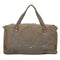 52cm Canvas Travel Duffle Bag Casual Duffel - Khaki