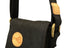 Water Resistant Small Shoulder Canvas Bag w Adjustable Shoulder Strap - Black