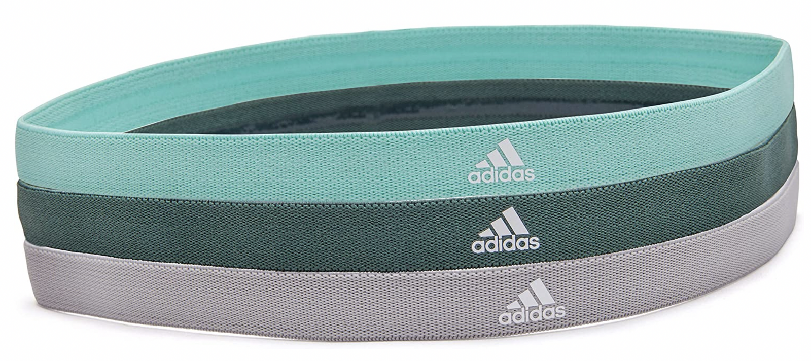 3pcs  Sports Headband Hair Bands Gym Training Fitness Yoga - Grey/Green/Mint