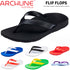 Orthotic Thongs Arch Support Shoes Footwear Flip Flops Orthopedic - Black/Black - EUR 37