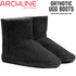 Orthotic UGG Boots Slippers Arch Support Warm Orthopedic Shoes - Black - EUR 45 (Mens US 12)