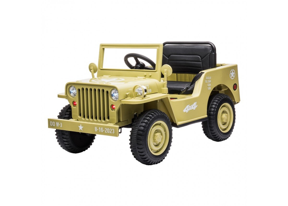 Go Skitz Major 12V Electric Ride On - Khaki