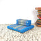 Meditation Cushion + Seating Block Set Blue