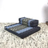 Meditation Cushion + Seating Block Set Blue Elephant