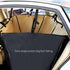 Detachable Pet Dog Car Seat Cover Backseat Protector Hammock Waterproof Non-slip Cream