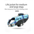 Dog Life Jacket Lifesaver Pet Safety Vest Swimming Boating Float Aid Buoyancy